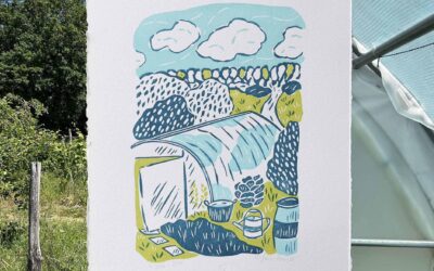 Nouvelles collection de linogravures sur papier